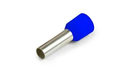Produktfoto 1 von Vogt Aderendhülse, Stift ø 0.7 mm, Violett, Polypropylen, 6 mm, 6mm, Isoliert, 24 AWG max.