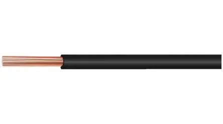 Kabeltronik LIFY Schaltdraht, 20 AWG 100 m Schwarz Ø 2 mm 256 Litzen Polyvinylchlorid