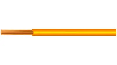 Produktfoto 1 von Huber+Suhner RADOX 155 Schaltdraht 1.5 mm², 16 AWG 100 m Gelb Polyolefin