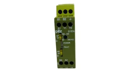 Produktfoto 1 von Pilz S1EN Überwachungsrelais 2-phasig, 1-poliger Umschalter DIN-Hutschiene, 24 V dc 240V ac