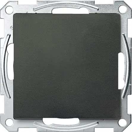 Produktfoto 1 von Schneider Electric KNX Drucktaster Lichtschalter Schwarz IP20, Kunststoff