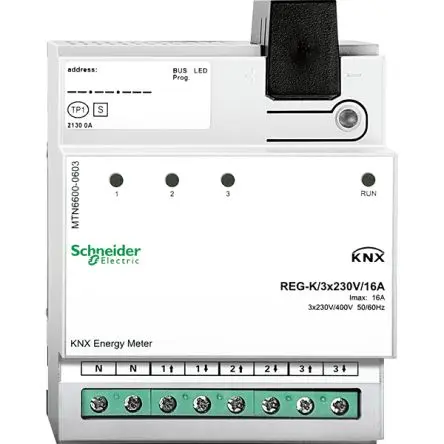 Produktfoto 1 von Schneider Electric KNX Adapter Energiemessgerät zur Verwendung mit MTN-Reihe