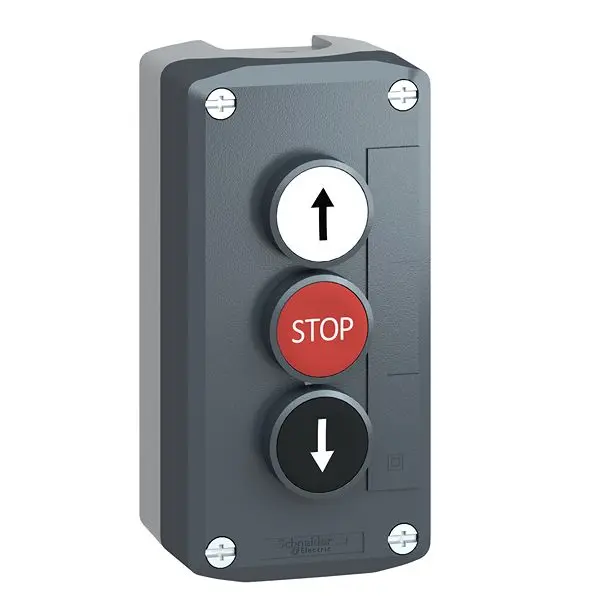 Produktfoto 1 von Schneider Electric Federrückstellung Harmony Steuerstation-Schalter 1-poliger Umschalter Schwarz, Rot Polycarbonat,