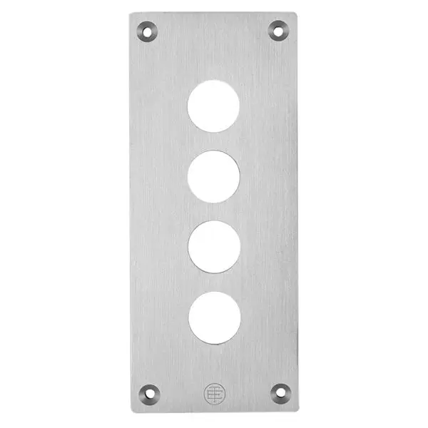 Produktfoto 1 von Schneider Electric Harmony XAP Steuerstation-Gehäuse, 4, Eloxiertes Aluminium, IP65