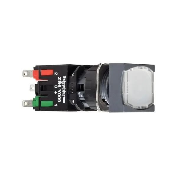 Produktfoto 1 von Schneider Electric Harmony XB6 Beleuchtete Drucktaste Beleuchtet Ø 16 mm Weiß, IP65