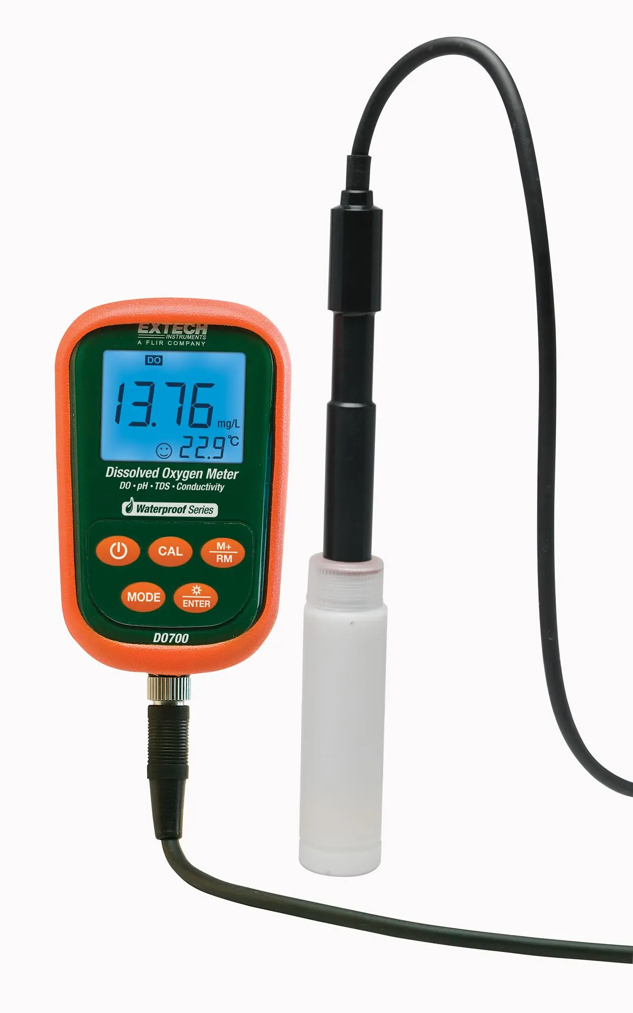 Produktfoto 1 von Extech DO700 Batterie pH Messgerät, ±0.02 pH max., 0.01 pH, 19.99 pH max., 100 °C max