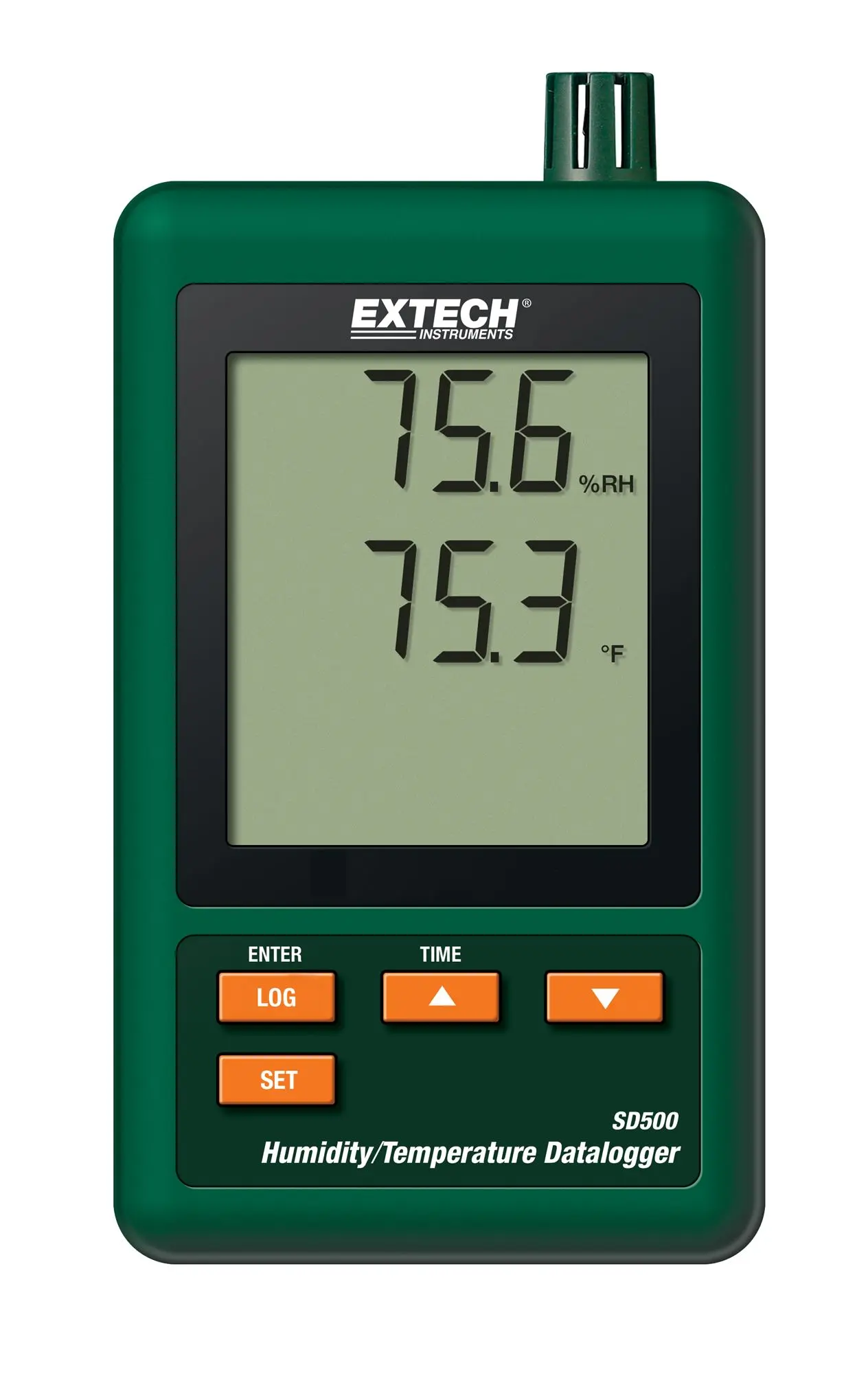 Produktfoto 1 von Extech SD500 Temperatur und Luftfeuchtigkeit Luftfeuchtigkeit Datenprotokolliergerät, USB, RS232