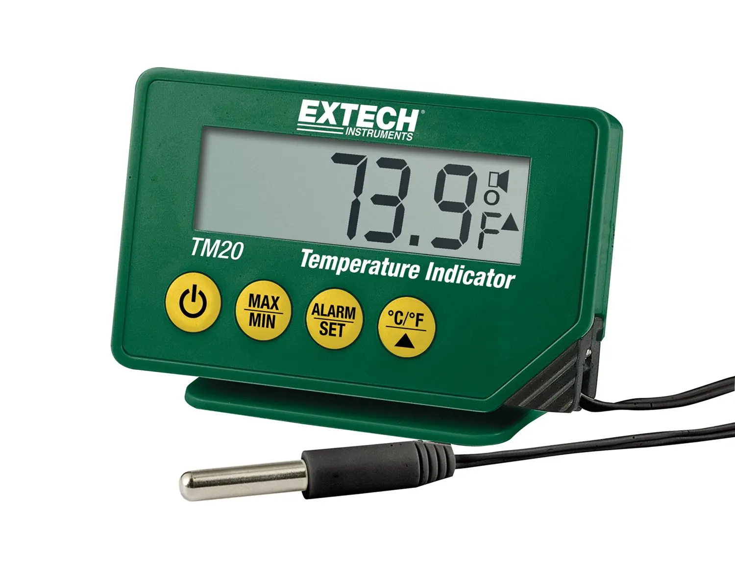 Produktfoto 1 von Extech Digitales Thermometer, TM20, Tisch bis 70 °C ±1°C max, Messelement Typ Einstich