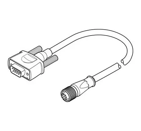 Produktfoto 1 von Festo NEBM Encoderkabel 5105626 Encoderkabel für Energieketten