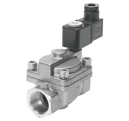 Produktfoto 1 von Festo VZWP 1489969 Magnetventil 2/2 Way, Closed, Monostable G1, Elektrisch-betätigt