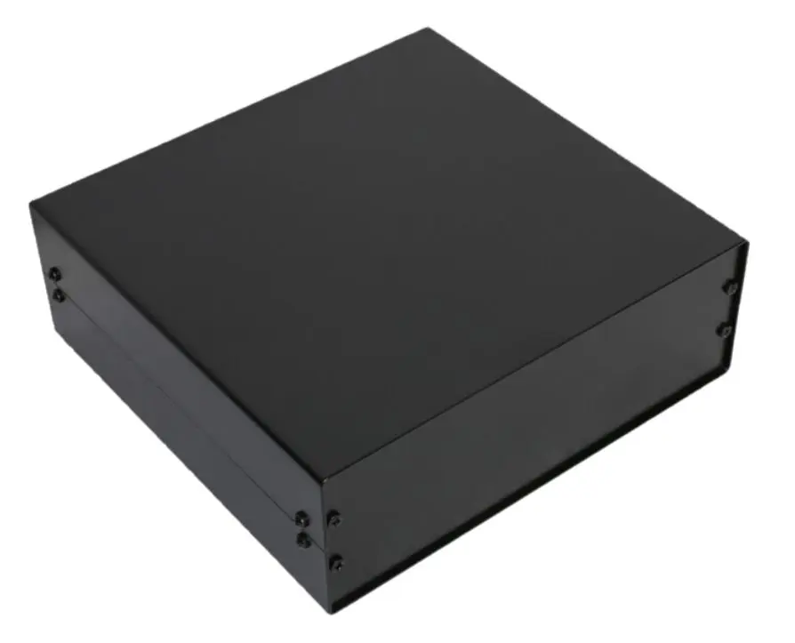 Produktfoto 1 von RS PRO ZR250; Aluminiumgehäuse; Aluminium; Schwarz IP40 Breite 260 mm Höhe 90 mm Länge 250 mm