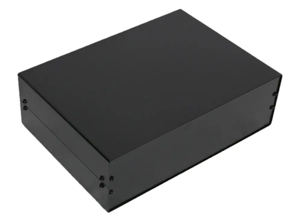 Produktfoto 1 von RS PRO ZR250; Aluminiumgehäuse; Aluminium; Schwarz IP40 Breite 350 mm Höhe 110 mm Länge 250 mm