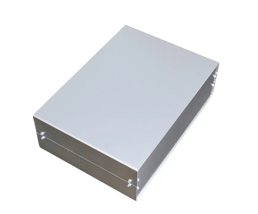 Produktfoto 1 von RS PRO; Aluminiumgehäuse; Aluminium; Aluminium IP40 Breite 350 mm Höhe 110 mm Länge 250 mm