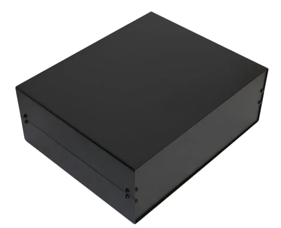 Produktfoto 1 von RS PRO ZR261; Aluminiumgehäuse; Aluminium; Schwarz IP40 Breite 300 mm Höhe 134 mm Länge 261 mm