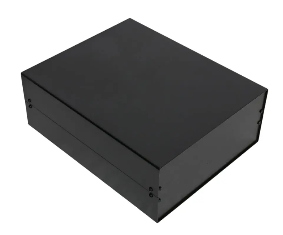 Produktfoto 1 von RS PRO ZR300; Aluminiumgehäuse; Aluminium; Schwarz IP40 Breite 261 mm Höhe 134 mm Länge 300 mm