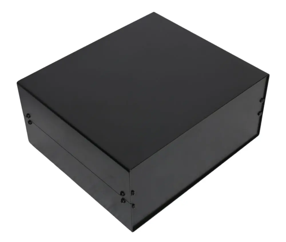 Produktfoto 1 von RS PRO ZR300; Aluminiumgehäuse; Aluminium; Schwarz IP40 Breite 367 mm Höhe 134 mm Länge 300 mm