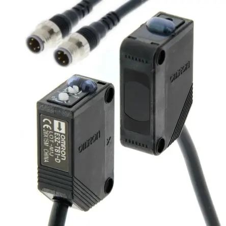 Produktfoto 1 von Omron E3Z Rechteckig Optischer Sensor, Durchgangsstrahl, PnP Ausgang, M8 Pigtail-Stecker