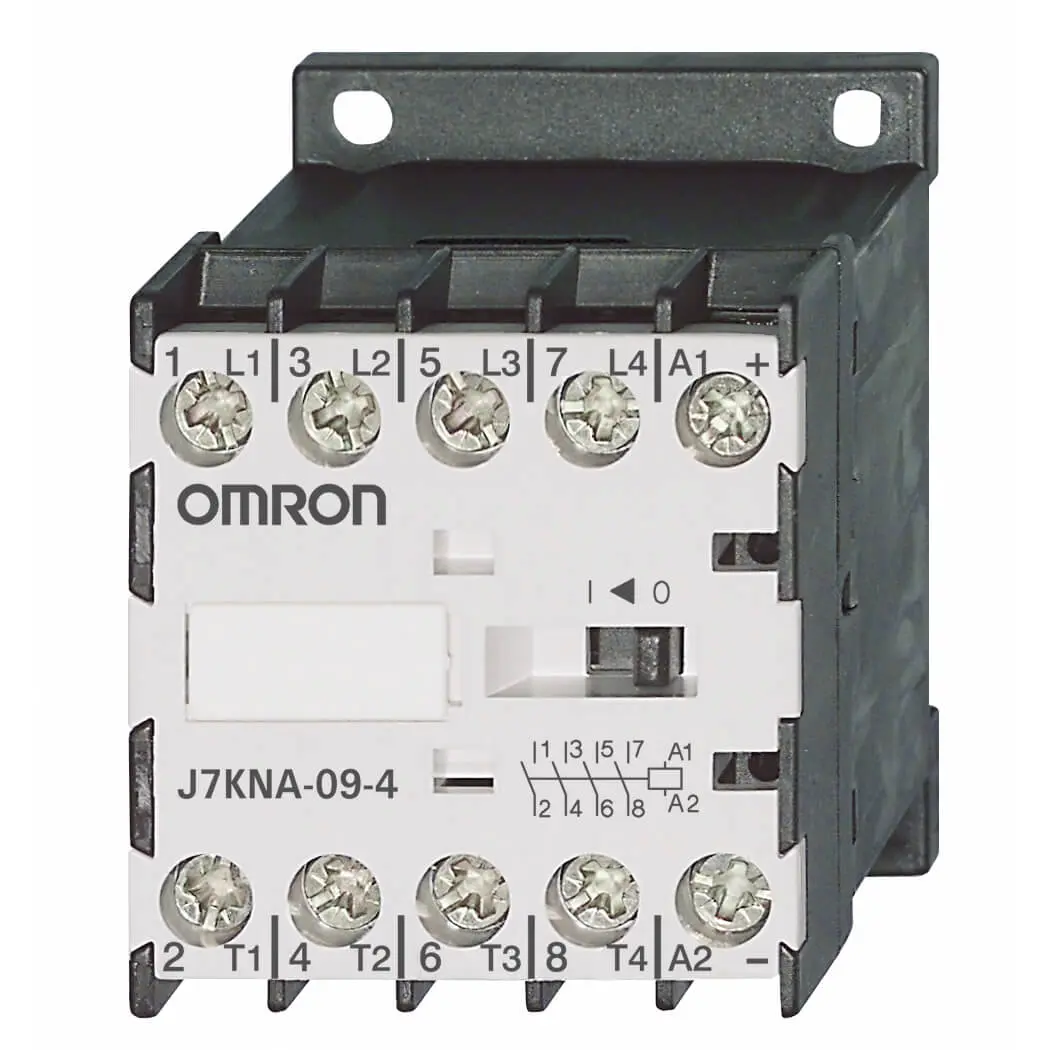 Produktfoto 1 von Omron J7KNA Schütz 24 V ac-Spule, 4-polig, 24V ac / 9 A 4 kW