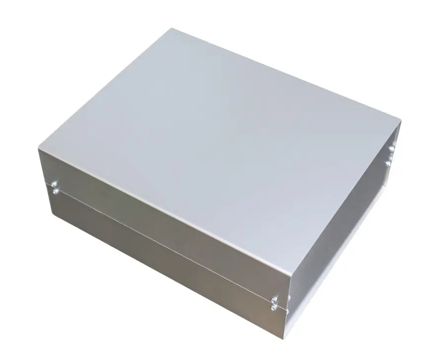 Produktfoto 1 von RS PRO ZR367; Aluminiumgehäuse; Aluminium; Aluminium IP40 Breite 300 mm Höhe 134 mm Länge 367 mm