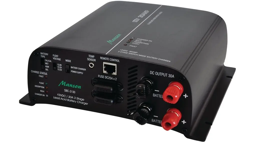 Manson SBC - 2140 SBC Akkuladegerät, 12 V Bleiakku/40 A 3 Bleiakku