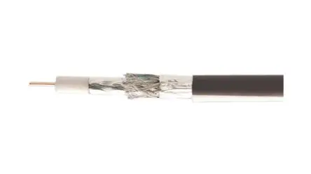 Produktfoto 1 von Tasker RG RG59 Koaxialkabel, 75 Ω, 100 m, Schwarz