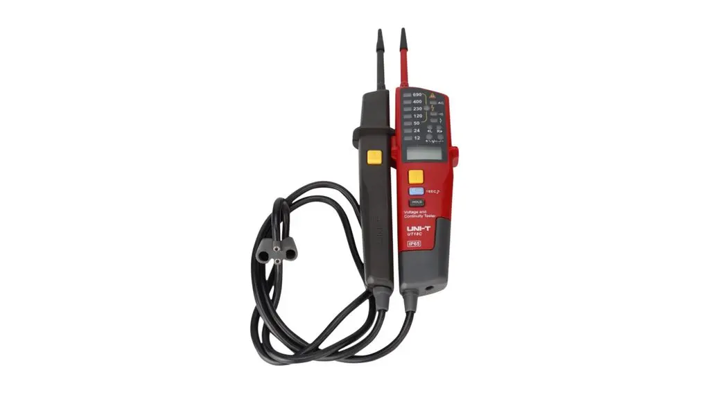 Produktfoto 1 von UNI-T UT18C LCD  Spannungsprüfer mit Durchgangsprüfung, CAT III 690 V, CAT IV 600 V