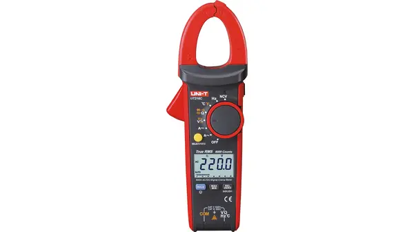 Produktfoto 1 von UNI-T UT216C Stromzange AC/DC-Stromzange 600 A CAT, CAT III 750 V ac, 1 kV dc / 600 A, 60 mΩ