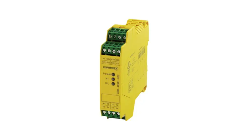 Produktfoto 1 von Contrinex from Molex Sicherheitsrelais, 24V, 3 Sicherheitskontakte Sicherheitsrelais
