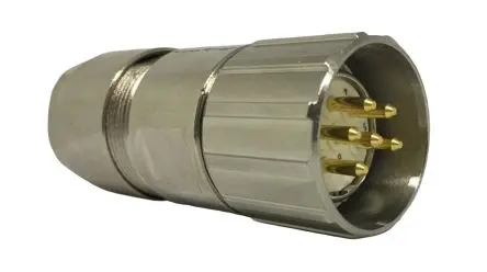 Hummel 7101 M23 Industrie-Rundsteckverbinder Stecker 6-polig Stecker 8A Kabel IP67
