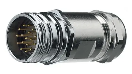 Hummel M 23 EMV Hummel M23 M23 Rundsteckverbinder Stecker 12-polig Stecker/Buchse 8A Kabel IP67