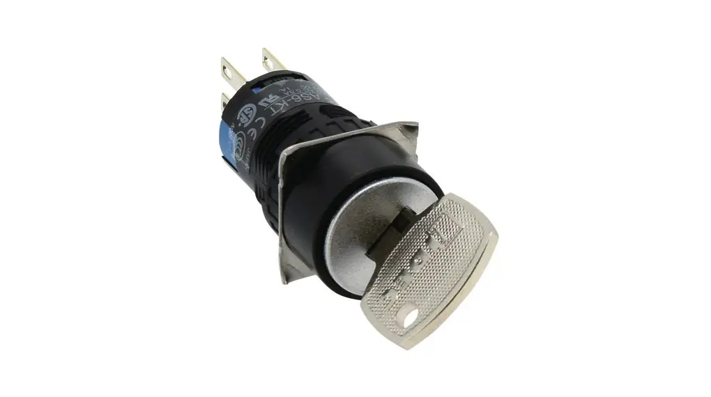 Produktfoto 1 von AS6M Schlüsselschalter 2-Stufen IP65, 2 Wechsler