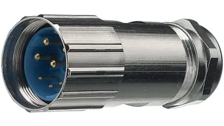 Produktfoto 1 von Hummel Power Connectors M 23 M23 Rundsteckverbinder Stecker 6-polig Stecker 28A Kabel IP67, IP69K