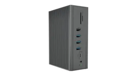 Produktfoto 1 von ICY BOX Docking-Station, USB, PLe, CAT 3,0, EN ISO 2,0, EN ISO 3,0, mit HDMI, VGA, 10 xUSB Ports 3 Displays