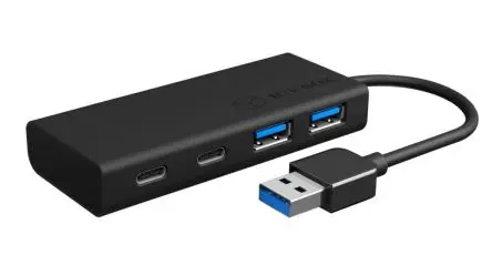 Produktfoto 1 von ICY BOX, USB 3.0 USB 3.0-Hub, 4 USB Ports, USB, Busbetrieben T: 40 mm H: 15 mm B: 90mm
