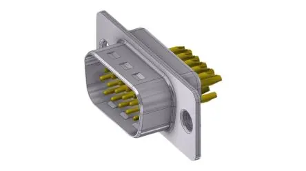 Produktfoto 1 von Deltron Connectors HD D-Sub-Steckverbinder Gerade, 15-polig 2.77 mm Raster, Kabel Stecker