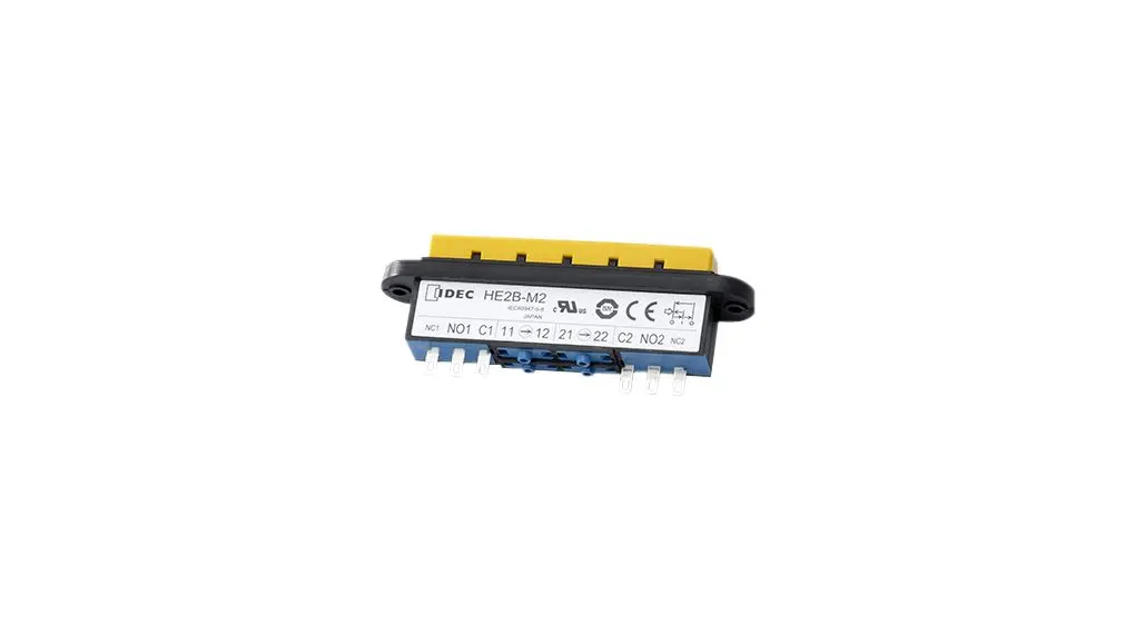Idec HE2B Sicherheitsfreigabeschalter, DP3T, IP40, 3, T. 31 mm, B. 20 mm, L. 20 mm