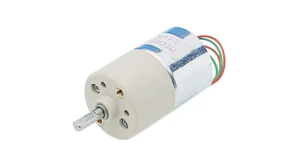 Produktfoto 1 von Micro Motors L149 Gleichstrommotor Gleichstrommotor bis 38 Nmm, 6V dc, 32U/min, Wellen-Ø 3.5 mm, 27mm x 57.5 mm x 15.5