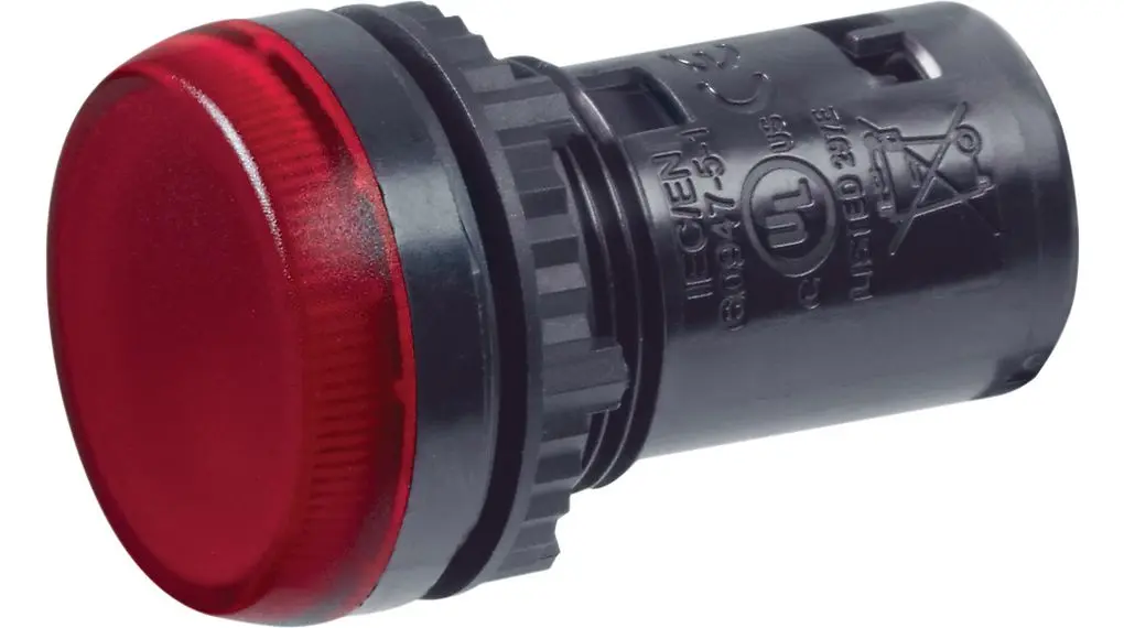 Produktfoto 1 von BACO LED Leuchtmittel Rot, 24 V ac/dc, Ø 22 mm