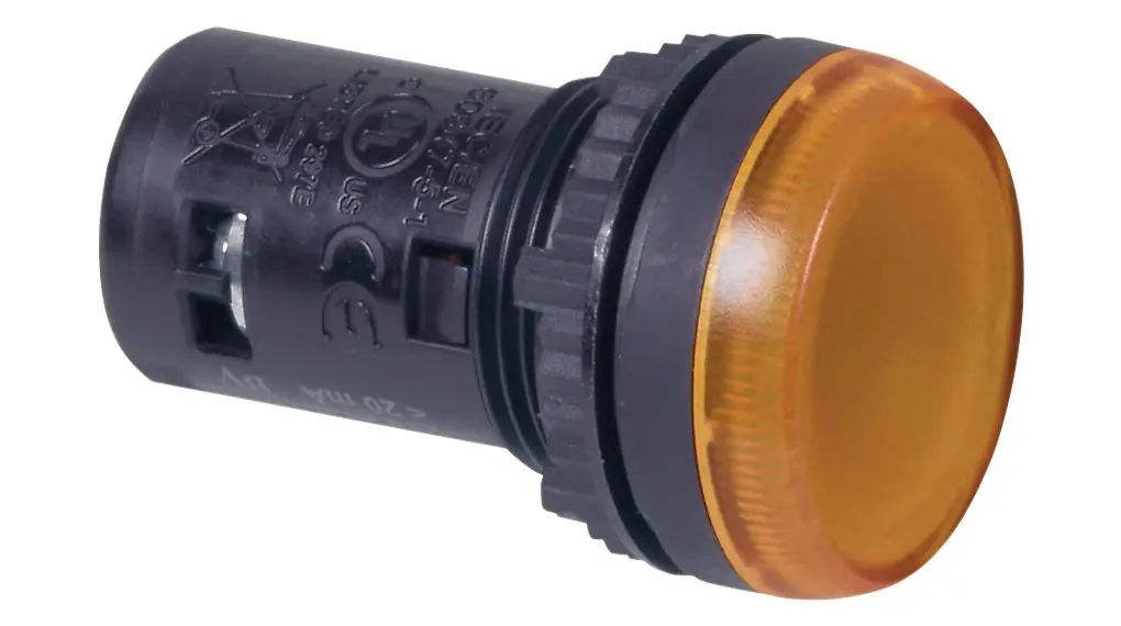 Produktfoto 1 von BACO LED Leuchtmittel Gelb, 24 V ac/dc, Ø 22 mm