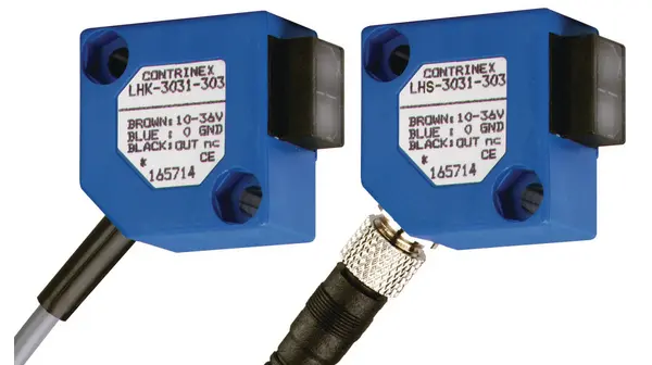 Produktfoto 1 von Contrinex from Molex Optischer Sensor, Diffus, Bereich 600 mm, PNP Ausgang, Hellschaltend