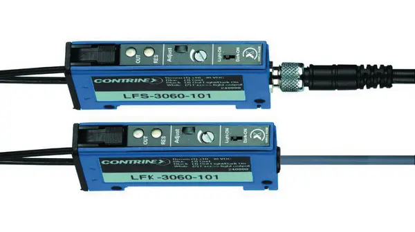 Produktfoto 1 von Contrinex from Molex PnP Faseroptik Verstärker 200 mm Anschluss IP64 330 μs 30 V dc