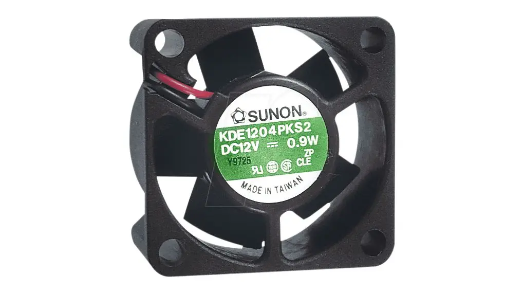Produktfoto 1 von Sunon dc-Axiallüfter, 12 V DC / 0.36/0.42W, 25 x 25 x 10mm, 3cfm