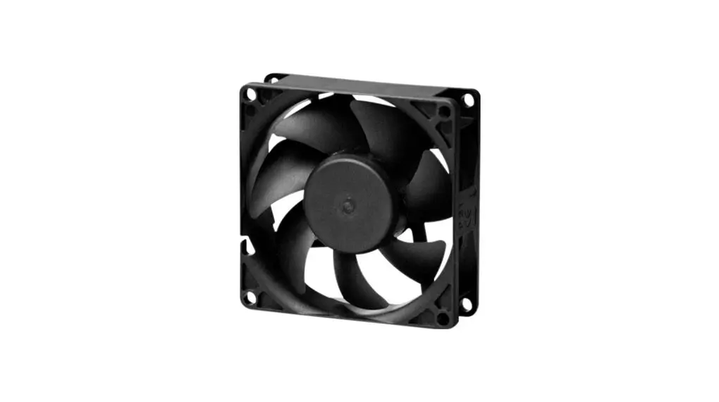 Produktfoto 1 von Sunon dc-Axiallüfter, 12 VDC / 1.32W, 80 x 80 x 25mm, 37cfm