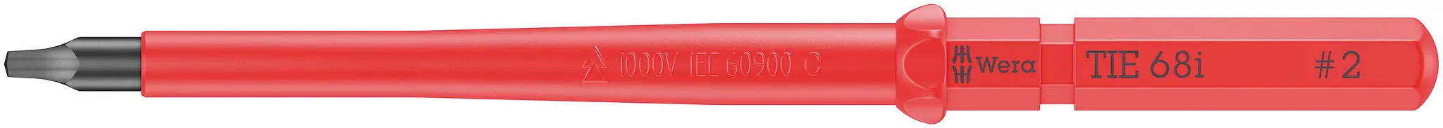 Produktfoto 1 von Wera VDE 1000V zugelassen 2 mm Isoliert, 157 mm