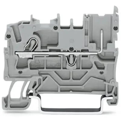 Produktfoto 1 von WAGO 2022 Doppelstock-Basisklemme 1 Grau, 2.5mm², 600V Zugfederklemme