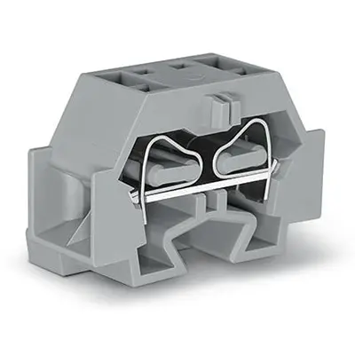 Produktfoto 1 von WAGO 262 Anschlussklemmenblock 4 Grau, 4 mm², 600 V Zugfederklemme