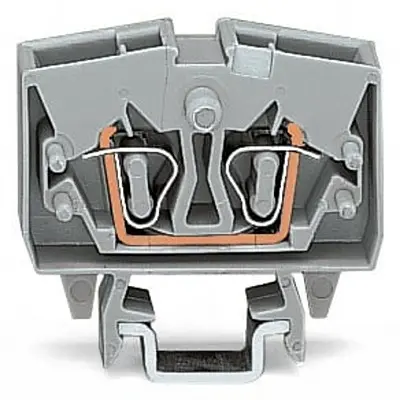 Produktfoto 1 von WAGO 264 Anschlussklemmenblock 1 Grau, 2.5 mm², 800 V Zugfederklemme