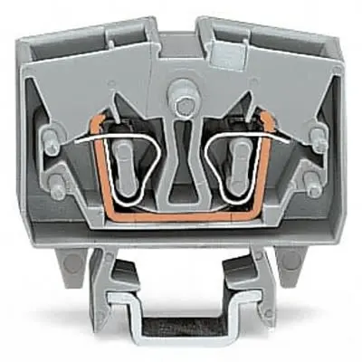 Produktfoto 1 von WAGO 264 Anschlussklemmenblock 1 Grau, 2.5mm², 800V Zugfederklemme