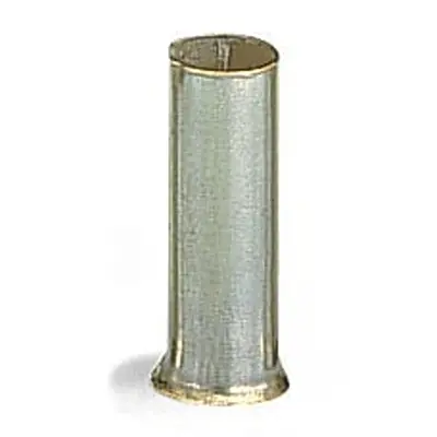 Produktfoto 1 von WAGO 216 Aderendhülse, Stift ø 4.7 mm, Silber, 12 mm, 12 mm, Unisoliert, 10 AWG max.