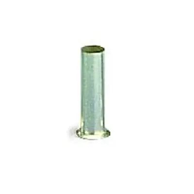 Produktfoto 1 von WAGO 216 Aderendhülse, Stift ø 2.3 mm, Silber, 6 mm, 6 mm, Unisoliert